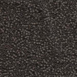 11/0 – Miyuki Delica - 5g Bag – Matted Transparent Smoky Quartz – DB0384