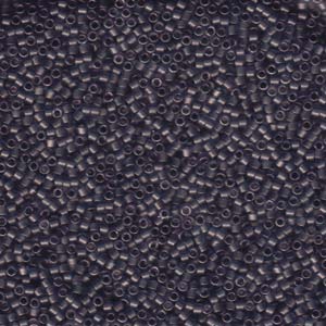 11/0 – Miyuki Delica - 5g Bag – Matted Transparent Dried Lavender Luster – DB0386