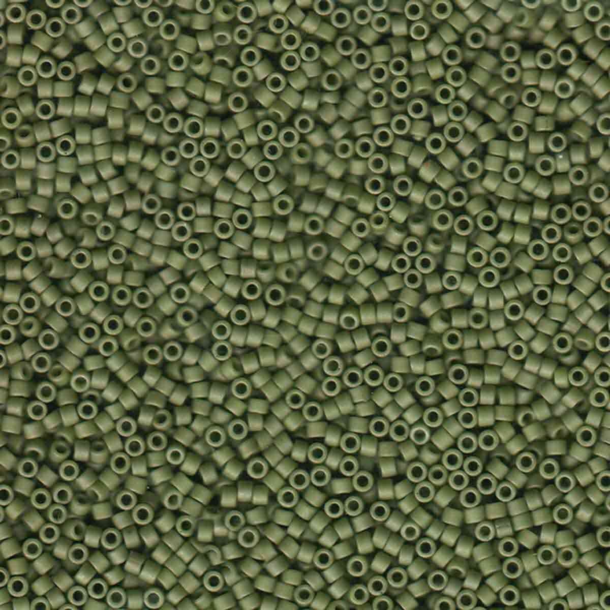 11/0 – Miyuki Delica - 5g Bag - Matte Opaque Olive – DB0391