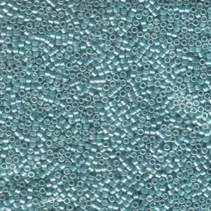 11/0 – Miyuki Delica - 5g Bag – Galvanized Turquoise Dyed – DB0415
