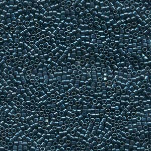 11/0 – Miyuki Delica - 5g Bag – Nickle Plated Dyed Dark Teal – DB0459
