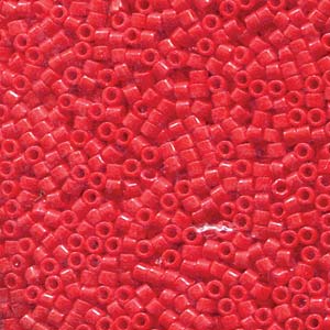 10/0 - Miyuki Delica - 5g Bag - Opaque Dk Cranberry - DBM0723