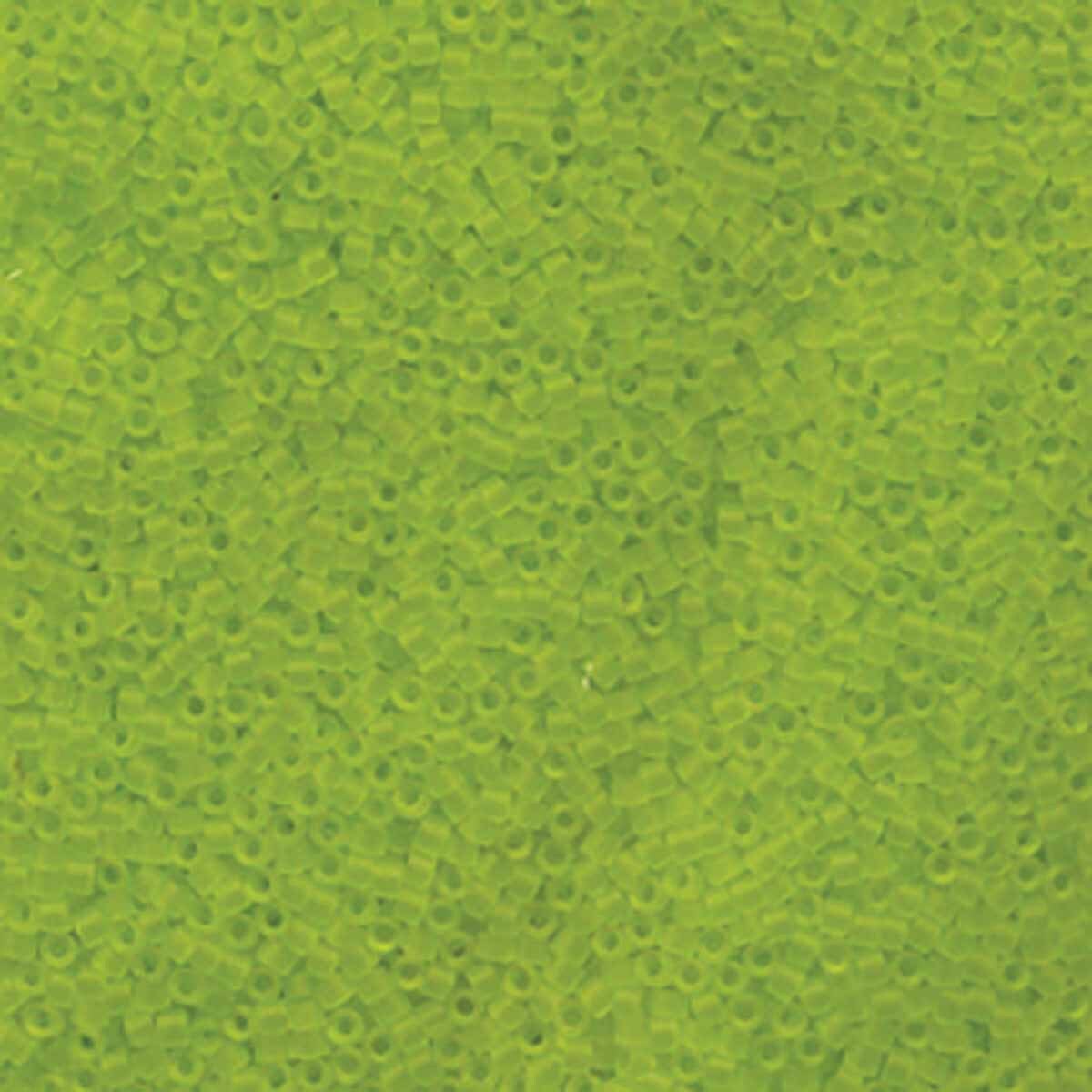 11/0 – Miyuki Delica - 5g Bag - Matte Transparent Chartreuse – DB0766