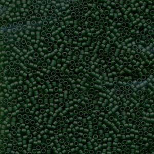 11/0 – Miyuki Delica – Matte Transparent Forest Green – DB0767