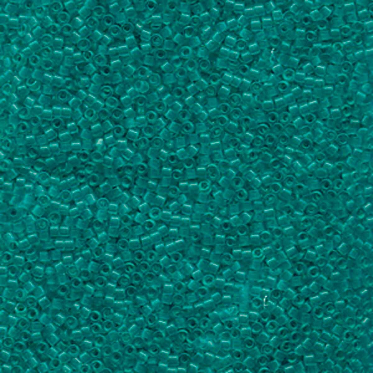 11/0 – Miyuki Delica - 5g Bag - Dyed Matte Transparent Turquoise – DB0786