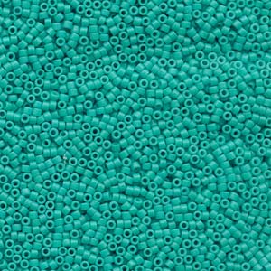 11/0 – Miyuki Delica - 5g Bag – Dyed Matte Opaque Turquoise – DB0793