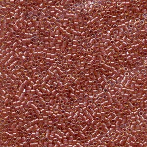 11/0 – Miyuki Delica - 5g Bag – Sparkling Salmon Lined Topaz – DB0913