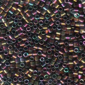 8/0 - Miyuki Delica - 5g Bag - Metallic Smokey Gold Iris - DBL0023