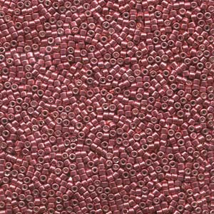 11/0 – Miyuki Delica - 5g Bag – Galvanized Raspberry Dyed – DB0428