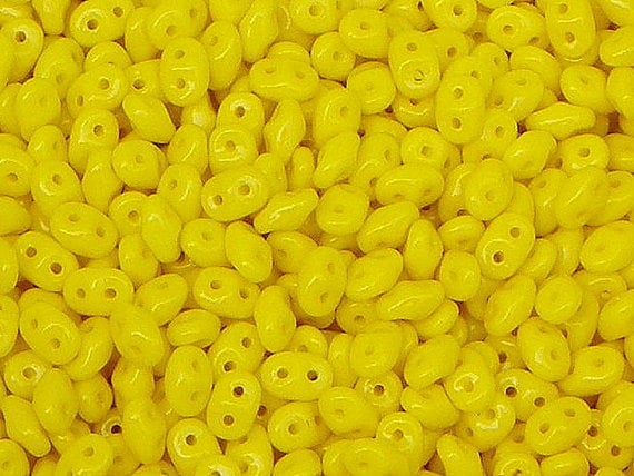SuperDuo 2.5x5mm - 25g Bag – Lemon Yellow