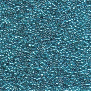 11/0 – Miyuki Delica - 5g Bag – Galvanised Dark Aqua – DB0427