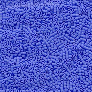 11/0 – Miyuki Delica - 5g Bag – Matte Opaque Light Sapphire – DB0760