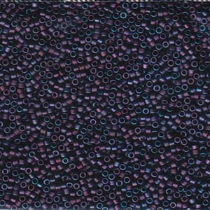 11/0 – Miyuki Delica - 5g Bag – Matte Metallic Violet Gold Iris – DB1054