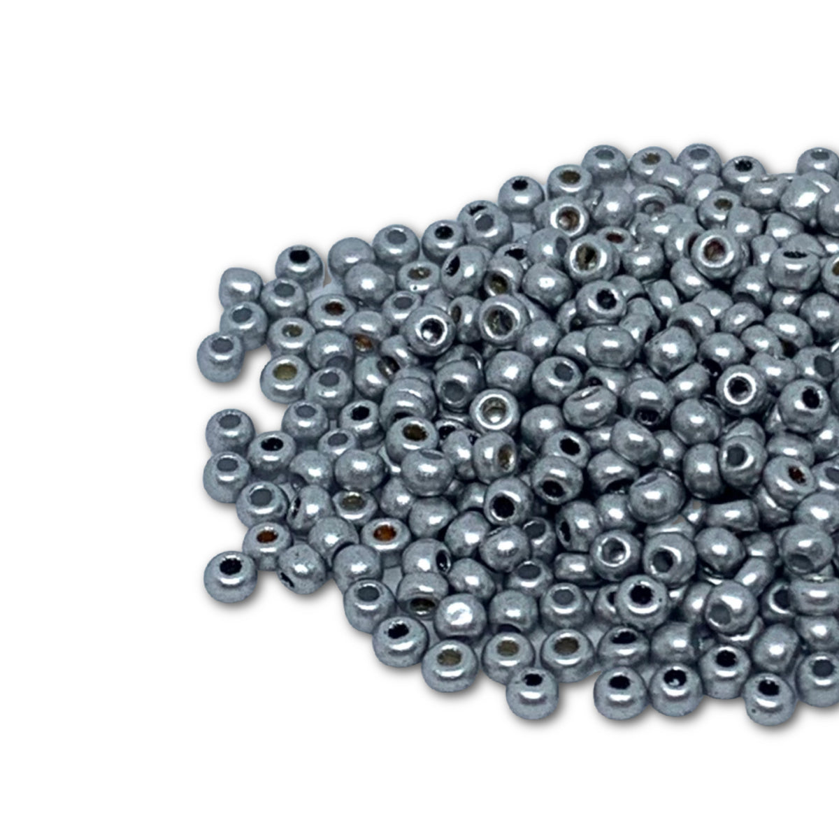FGB 12/0 Seed Beads – 20g – Matte Silver