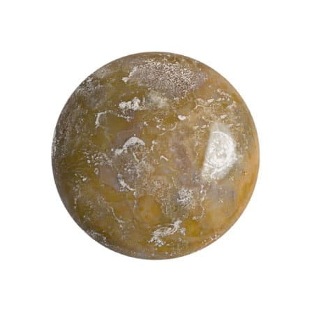 Czech Glass Cabochon 18mm – Frost Parme New Picasso