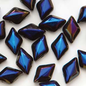 GemDuo 2-Hole 5x8mm – Jet Azuro – 5g