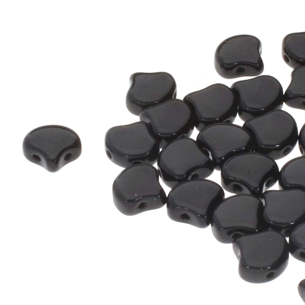 Ginko Beads 7.5mm – 10g Pack (approx 35 beads) – Jet