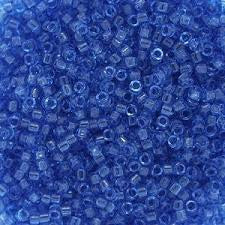 11/0 – Miyuki Delica - 5g Bag – Transparent Capri Blue – DB0714