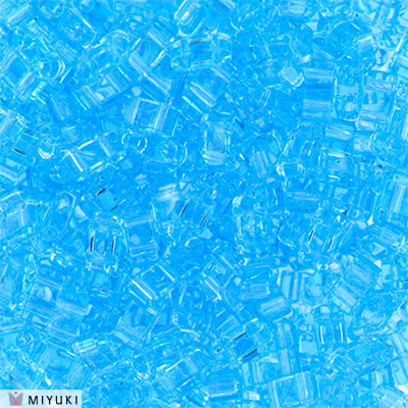 Miyuki Half Tila Beads - 5g Bag - Transparent Light Blue - HTL0148