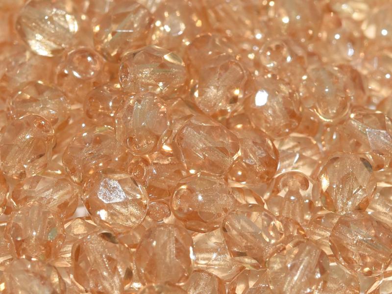 4mm Czech Fire Polish – 00030/14413 – Champagne Luster x 100