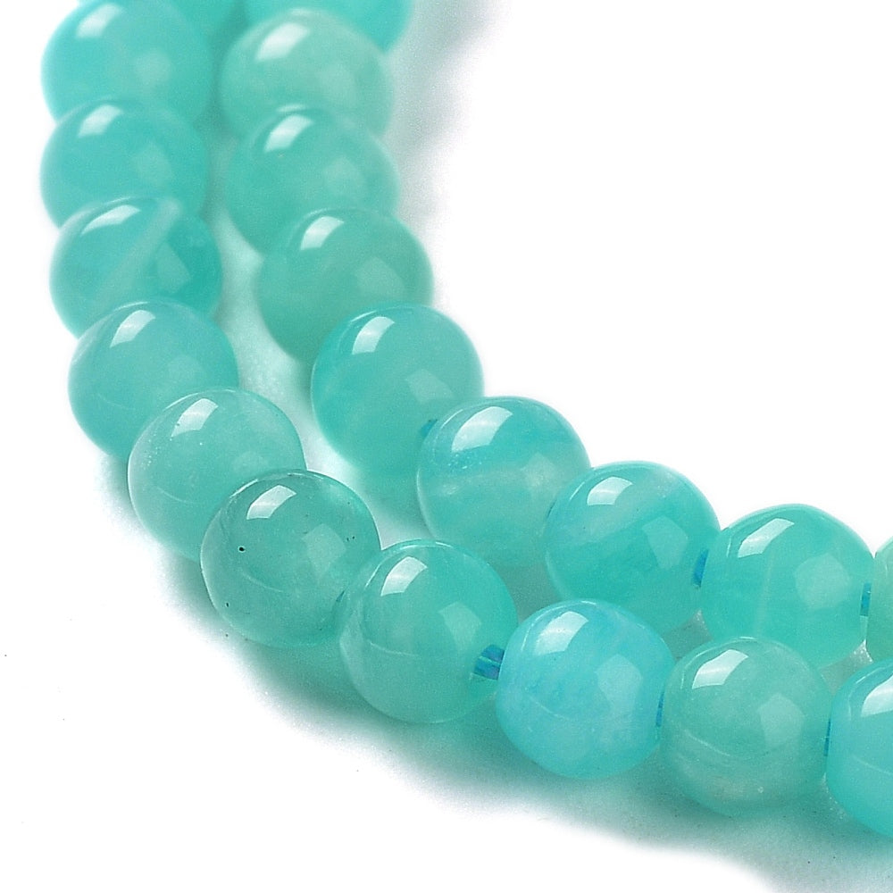 4mm Amazonite Round Bead Strand - Approx 95 Beads