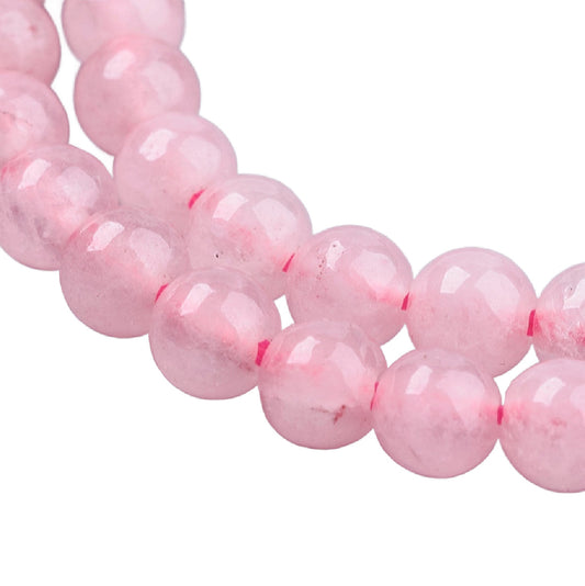 4mm Natural Rose Quartz Gemstone Round Strand – Approx 90 Beads
