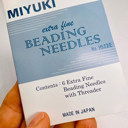 Miyuki Beading Needles - Extra Fine Assorted - Pack of 6 with Threader