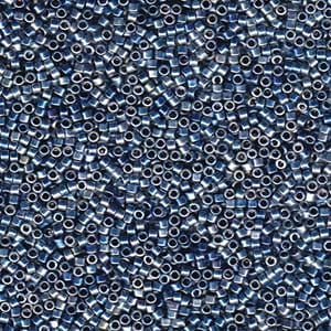 11/0 – Miyuki Delica - 5g Bag – Palladium Blue Gold Iris – DB0544