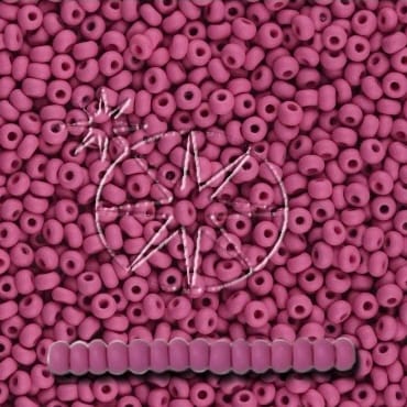 Preciosa 8/0 Seed Beads - PermaLux - 20g Pack - Matte - Lilac