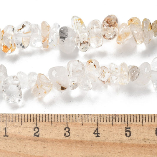 Natural Herkimer Diamond Beads Strands, Chip