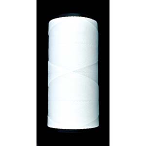 Brazilian Waxed Cord 1mm - 144 Meter Spool - Extra White