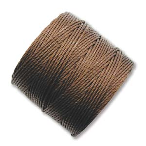 Superlon Bead Cord - 70 Meter Spool - Chocolate