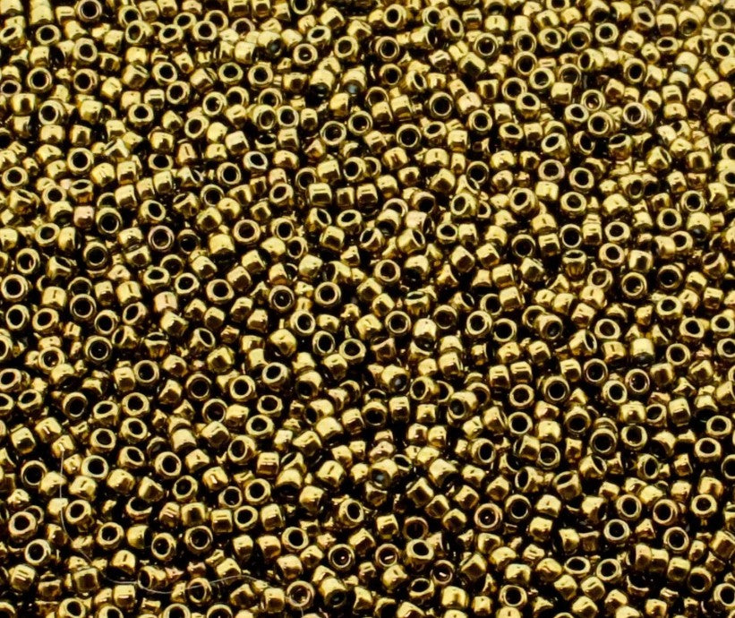 Toho Size 15 Seed Beads 5g - Antique Bronze