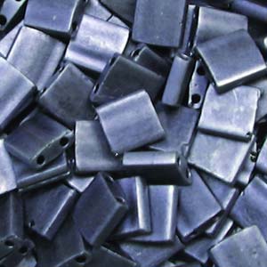 Miyuki Tila Beads - 5g Bag – Gunmetal Matte - TL2001