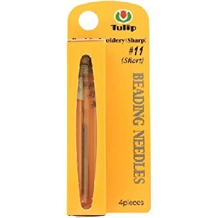Tulip Beading Needles – Number 11 – Short – 4 Pack