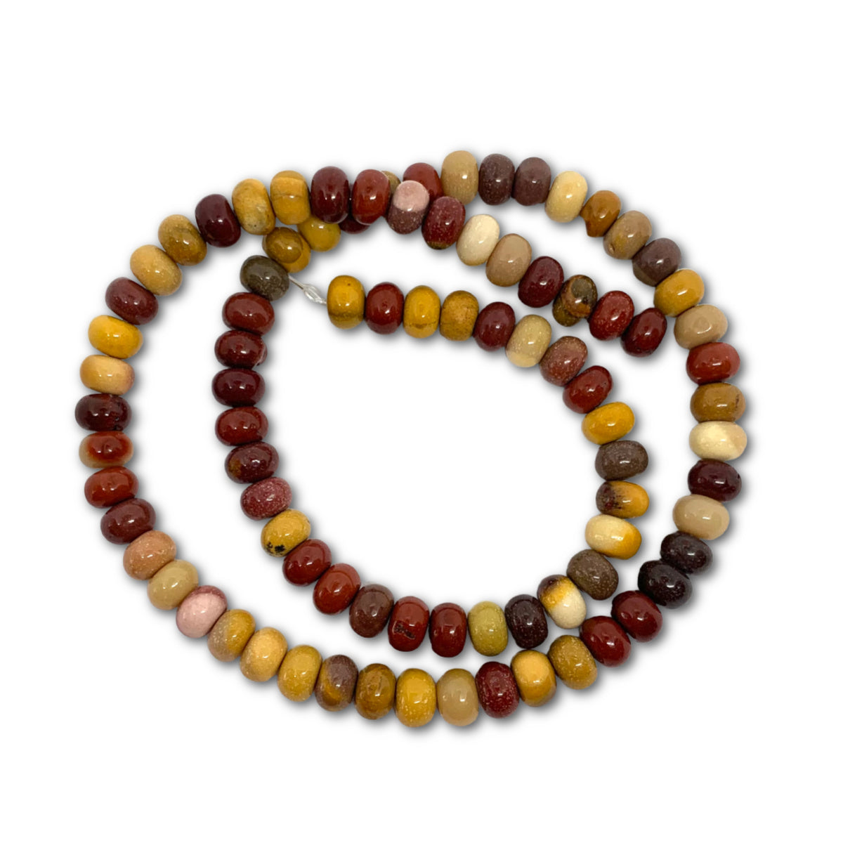 4x6mm Natural Mookite Rondelle Bead Strand - Approx 86 Beads