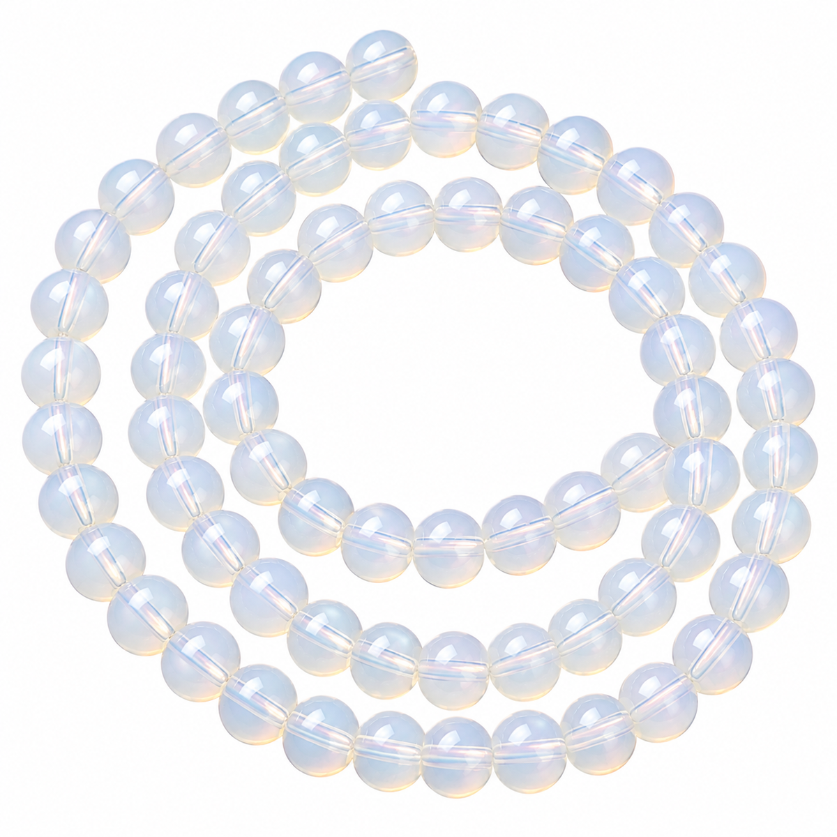 6mm Opalite Round Bead Strand – Approx 65 Beads