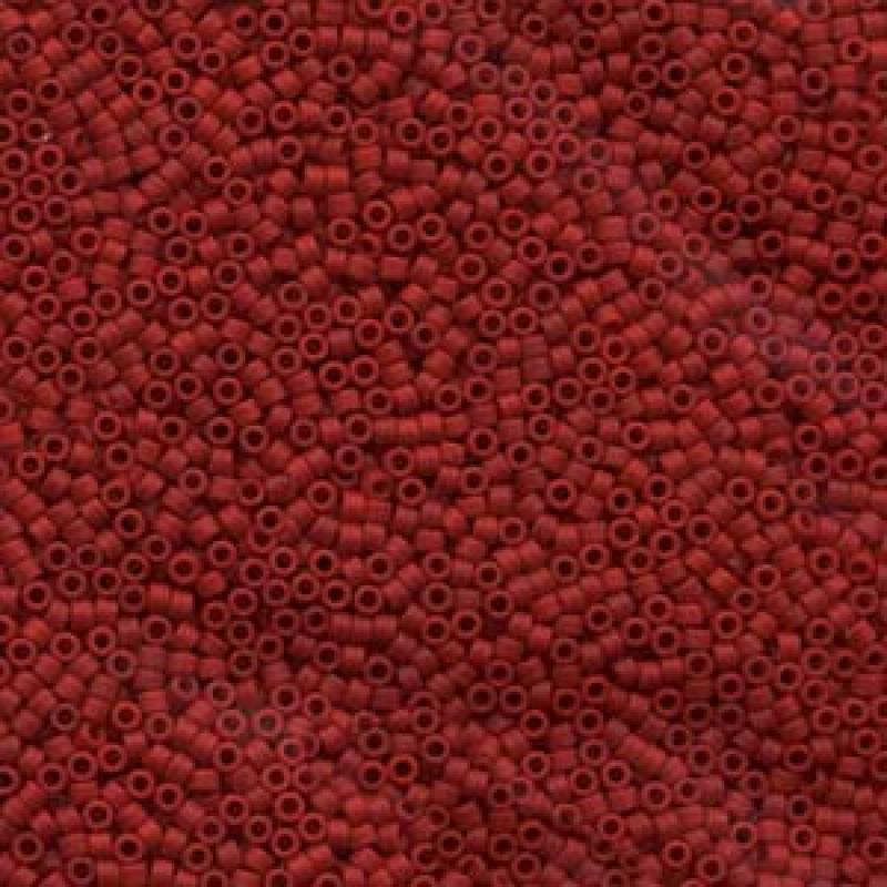 11/0 – Miyuki Delica - 5g Bag – Dyed Matte Opaque Maroon – DB0796