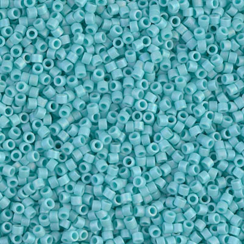 11/0 – Miyuki Delica - 5g Bag - Matte Opaque Sea Opal AB – DB1595
