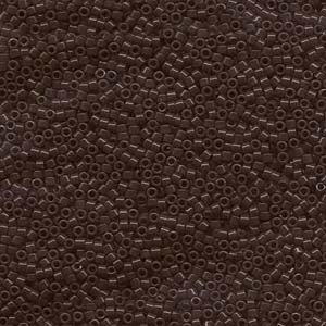 11/0 – Miyuki Delica  – 5g Bag - Opaque Chocolate Brown – DB0734