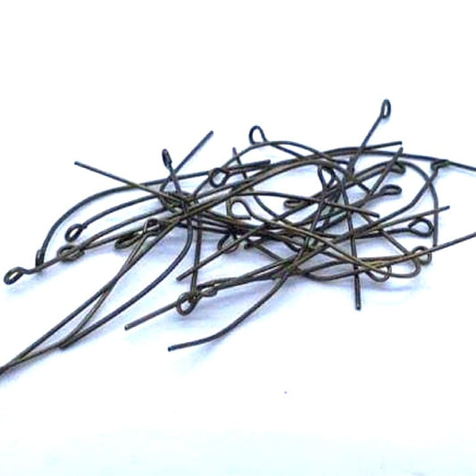 2 Inch Antique Brass Soft Eyepins – Bag of 50
