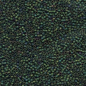 11/0 – Miyuki Delica - 5g Bag – Matte Metallic Teal Iris – DB0327