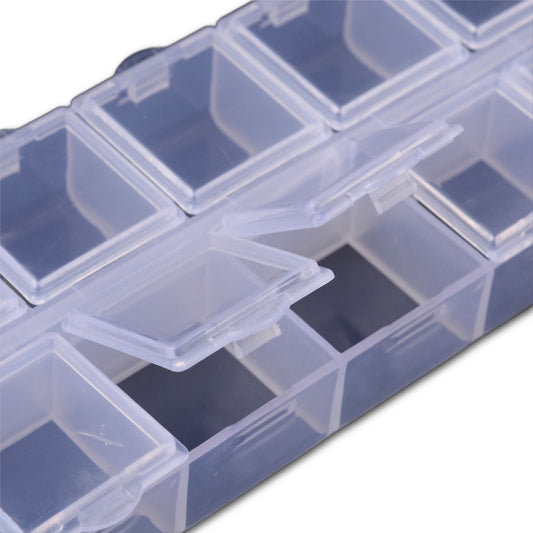 10 Compartment Bead Storage Box – Secure & Organized