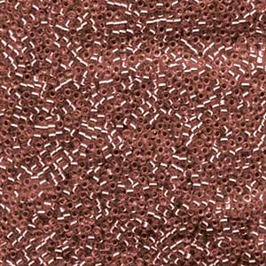 11/0 – Miyuki Delica - 5g Bag – Silver Lined Dark Cranberry -DB1202