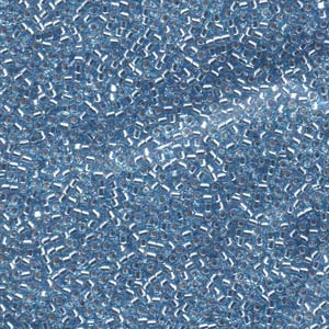 11/0 – Miyuki Delica - 5g Bag – Silver Lined Aqua – DB0044 (was S/L Lt Blue)