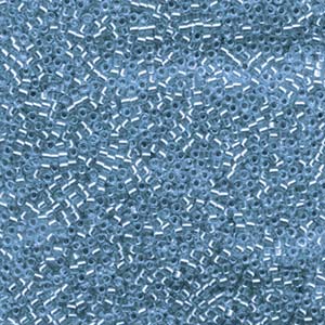 11/0 – Miyuki Delica - 5g Bag – Silver Lined Ocean Blue – DB1209