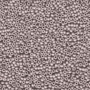 11/0 Miyuki Seed Beads - 25g Bag – Fancy Frosted Palest Cocoa - Colour 2027