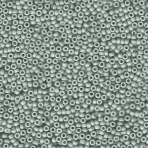 11/0 Miyuki Seed Beads - 25g Bag – Fancy Frosted Pale Seafoam Green - Colour 2028