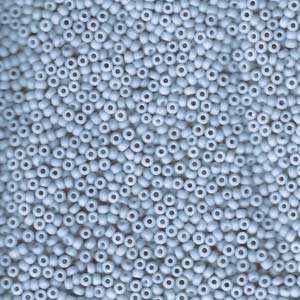 11/0 Miyuki Seed Beads - 25g Bag – Matte Slate Blue AB - Colour 2038