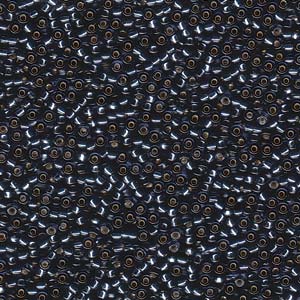 11/0 Miyuki Seed Beads - 25g Bag – Silver Lined Montana - Colour 2426